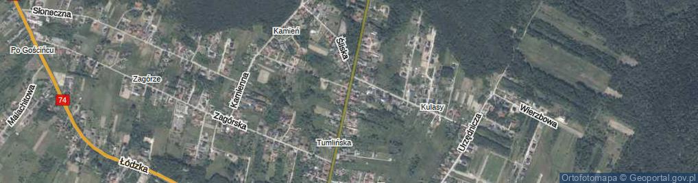 Zdjęcie satelitarne Tumlińska ul.